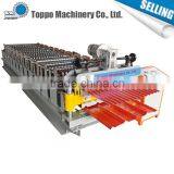 Professional Customized Glazed Colored Steel Roofing Sheet Roll Former Machine thumbnail-1
