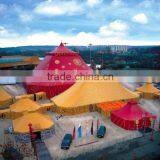 PVC Tensile Fabric Architecture Membrane Structure for Circus Tent and PVDF Commercial Tension Movable Canopy thumbnail-4