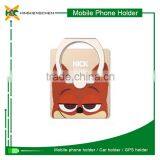 Wholesale cartoon logo customize touch-u silicone cell phone stand