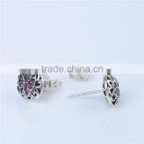 China Factory Made 925 Sterling Silver Jewelry Wholesale Top Design Earring thumbnail-3