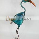 Made in China Vivid Large Metal Flamingo Statue Ornament thumbnail-2