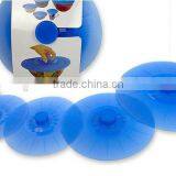 Silicone Lids, Versatile Lilypad Style Silicone Bowl Covers, Silicone Suction Lids / Cooking Lids, Reusable Food Saver Covers thumbnail-1