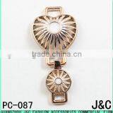 2017 Gold Acrylic Plastic Shoes Uppers Sandals