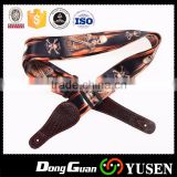 High Quality Polyester Wholesale Guitar Strap Leather Ends