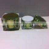 30g 50g Square Acrylic Cream Jar Plastic Container Cosmetic Jar