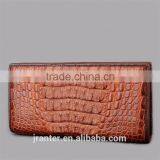 Fashion Custom Crocodile Skin Men's Bifold Wallet,Long Wallt Genuine Leather