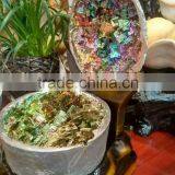 Rare Natural Large Rainbow Quartz Crystal Geode for Decoration