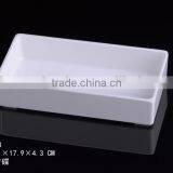 100% Mealmine A5 Top Food Grade 10" Cheap Unbreakable Melamine White Hard Plastic Plates With Custom Print