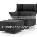 Modern Fabric Sofa Set Ottoman Chair Designs