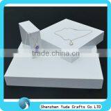 White Perspex Jewerly Block Desktop Plexiglass Cube Acrylic Necklace and Bracelet Holder thumbnail-1
