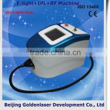 2013 laser tattoo removal slimming machine cavitation E-light+IPL+RF machine poultry feather removal machine
