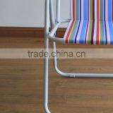 HOT SELL METAL COLOR STRIPE OUTDOOR FOLDING CHAIR thumbnail-5