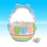 Lovely Easter Day Ceramic Egg Basket Decoration thumbnail-1