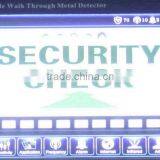 Foldable Portable Walk Through Metal Detector Security Door Frame Metal Detector thumbnail-4