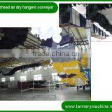 Air Dry In-line 1200 to 3000mm Steel Overhead Chain Conveyor Hangers for Leather thumbnail-1