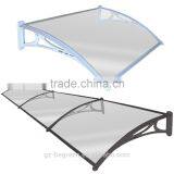 Glass Aluminum Metal Retractable Front Door Canopies With Polycarbonate Roof Sheet thumbnail-6