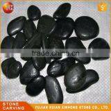 Wholesale Black Decoration Marble Pebble For Garden thumbnail-1
