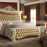Luxury French Rococo Hand Carving Wooden Bedroom Set/Royal Palace King Size Bed(MOQ=1 SET) thumbnail-6