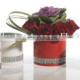 Wedding Cylinder Flower Vase Long Wedding Table Black Cylinder Vase thumbnail-3