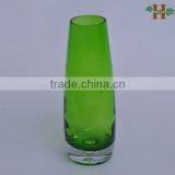 Mouth Blown Stained Glass Vases With Bubble thumbnail-3