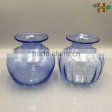 Hand Made Little Glass Bud Vase With Plain Opened Mouth thumbnail-2