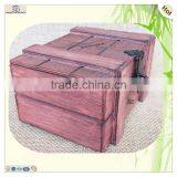 Packing Printed Vintage Plywood Wood Lock Oil Box thumbnail-4