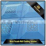 Laser Cutting Decorative Wall Cladding Colored Anodized Aluminium Sheets