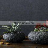 2017 Cheap Balcony Fiberglass Flower Pot Outdoor Round Planters thumbnail-1