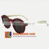 Wholesale China Colorful Frame Skateboard Wood Sunglasses thumbnail-3