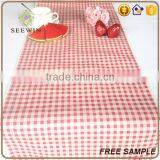 Polyester Lattice Linen Coffee Table Runner thumbnail-1