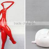White Red Black Resin Naked Lady Home Decration Statue Art Piece thumbnail-3
