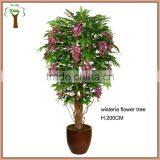 Artificial Rhodo Wistaria Flowering Tree thumbnail-1