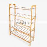 Cheap Natural Folding Wood Shoe Rack for Wholesale thumbnail-2