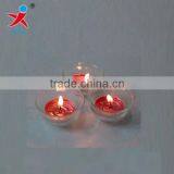 Butter Lamp/Transparent Glass Candle Holders thumbnail-1
