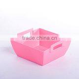 New PP Plastic Square Storage Basket With Handle thumbnail-1