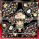 Micro Mosaic Marble Inlay Table Top Pietra Dura Table Top thumbnail-1