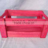 Eco-friendly Colorful Cheap Wooden Fruit Crate for Sale thumbnail-3