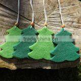 Hot Sell Felt Pine Tree Gift Tags Pine Tree Parcel Tags Made in China thumbnail-1