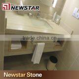 Newstar White Wooden Graining Marble Decoration Countertop Fancy Vanity Top thumbnail-2