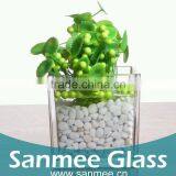 Square Clear Transparent Glass Flowerpot thumbnail-1
