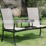 Alu. Sling Chair KD Design Double Seat Garden Chair thumbnail-1