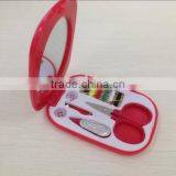 2015 New Design Plastic Needlework Tool Set Essential Sewing Tools Box Set With Mirror thumbnail-1