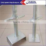 Adjustable Steel Prop Scaffolding Base Jack Linyi Scaffolding Adjustable Screw Base Jack thumbnail-1