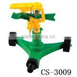 Swing Arm Sprinkler, CS-3009 Plastic Impulse Sprinkler With Plastic Wheel Base Plastic Lawn Sprinkler thumbnail-5