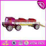 Wholesale Cheap Kids Wooden Toy Truck High Quality Children Wooden Toy Truck W04A035 thumbnail-6