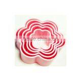 CC-6886 5-Piece Flower Shape Cookie Cutter / Cookie Tools thumbnail-1