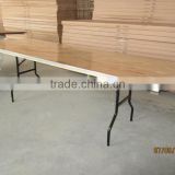 hot sale Wood folding table for banquet rental