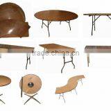 Wholesale Multifunctional Wooden Banquet Table Elegant Cocktail Tables thumbnail-6