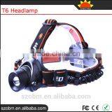 OEM XQ50 T6 LED 1200Lm High Power Zoom Headlamp 18650 Rechargeable Led Head Torch For Hunting thumbnail-2