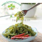 Natural Low Carbs High Fibre Halal Ramen Konjac Noodles Spinach Tagliatelle Pasta thumbnail-1